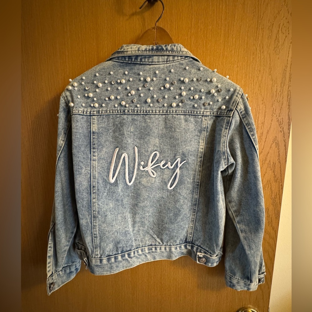 DB Studio Wifey Denim Jacket with Studs